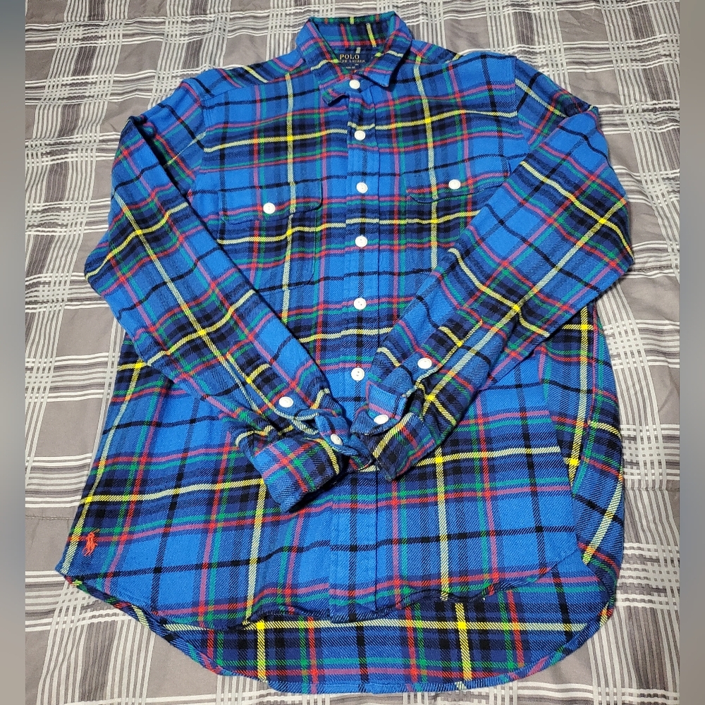 Polo Ralph Lauren Plaid Flannel Sz M